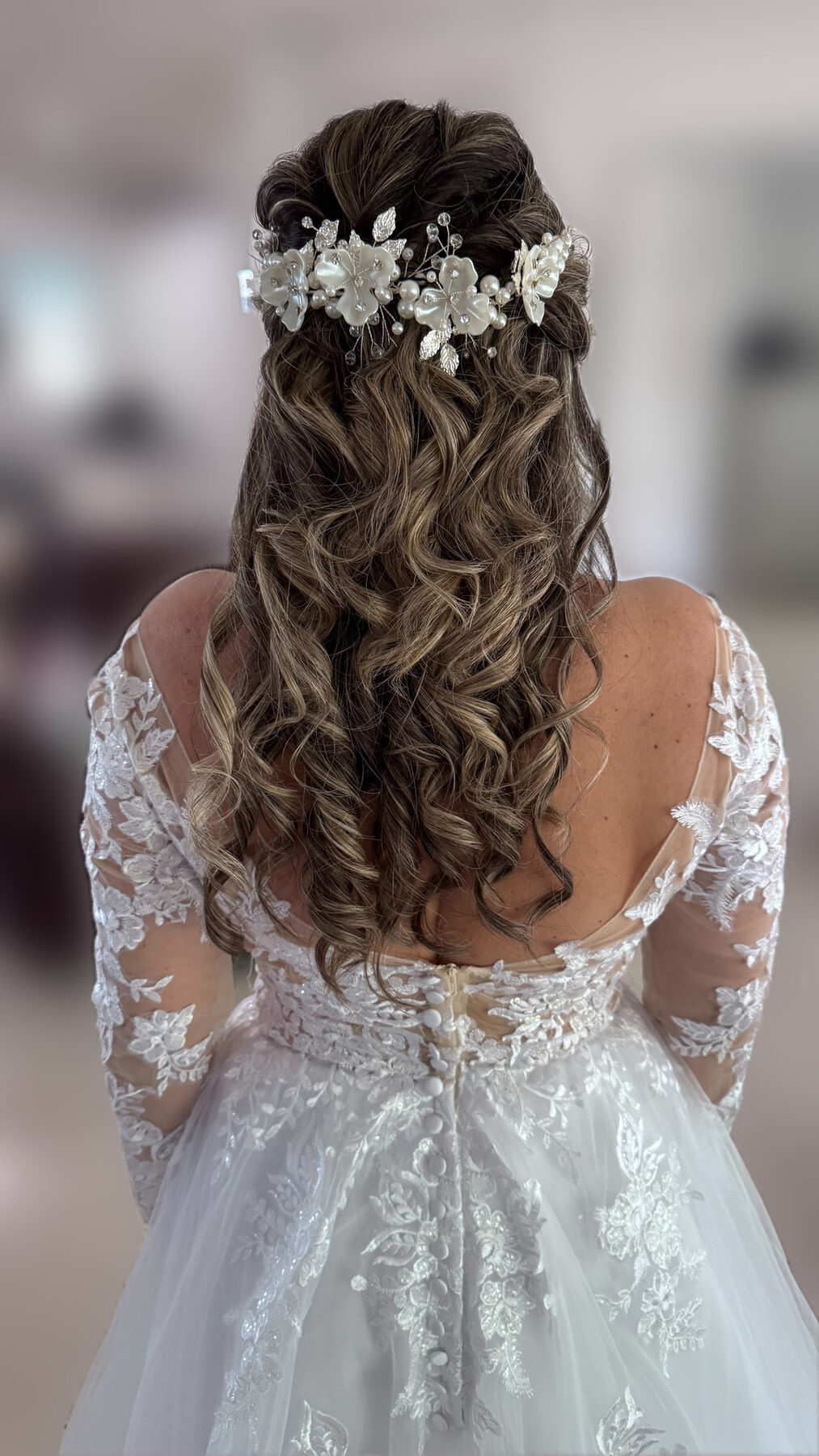 Bridal look by Trilogy Salon